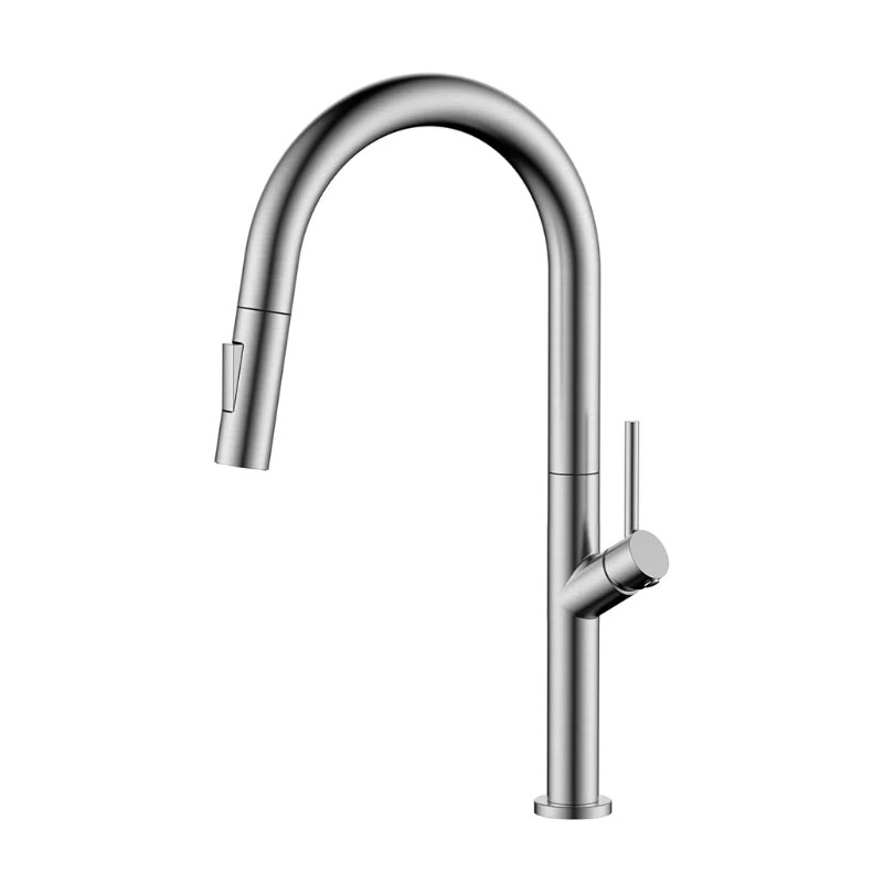 Chrome Kitchen Mixer Spray Tap