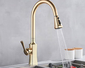 Touch sensor kitchen faucets