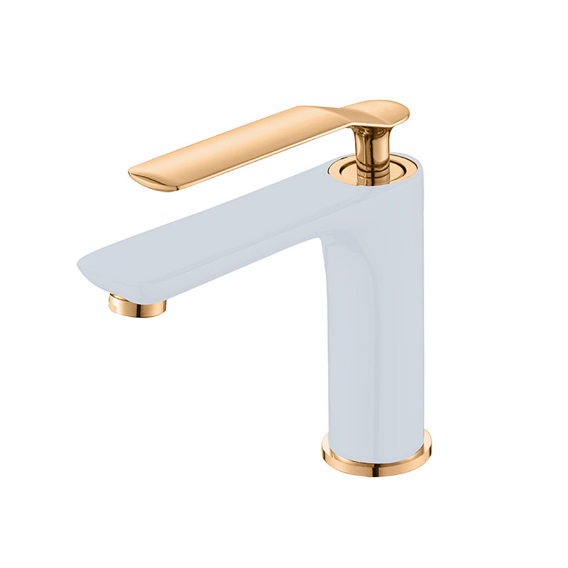 White Bathroom Basin Tap